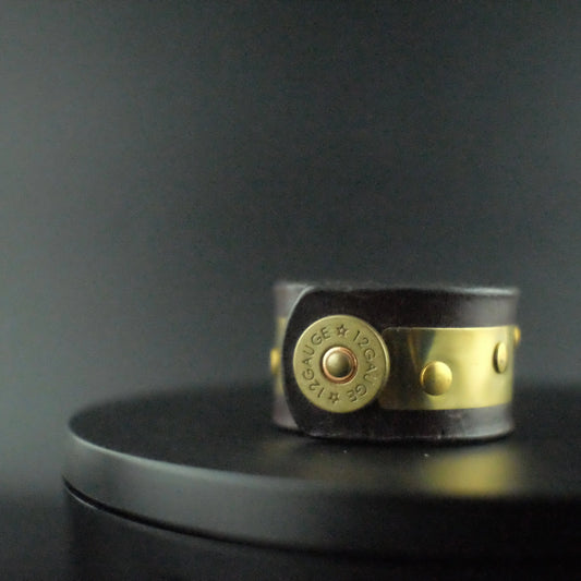 Bulletproof Vixen Bracelet from Urban Alcatraz made with Genuine Leather and Brass