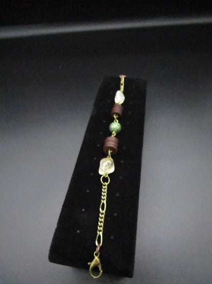 Citrine Beehive Bracelet - Urban Alcatraz 