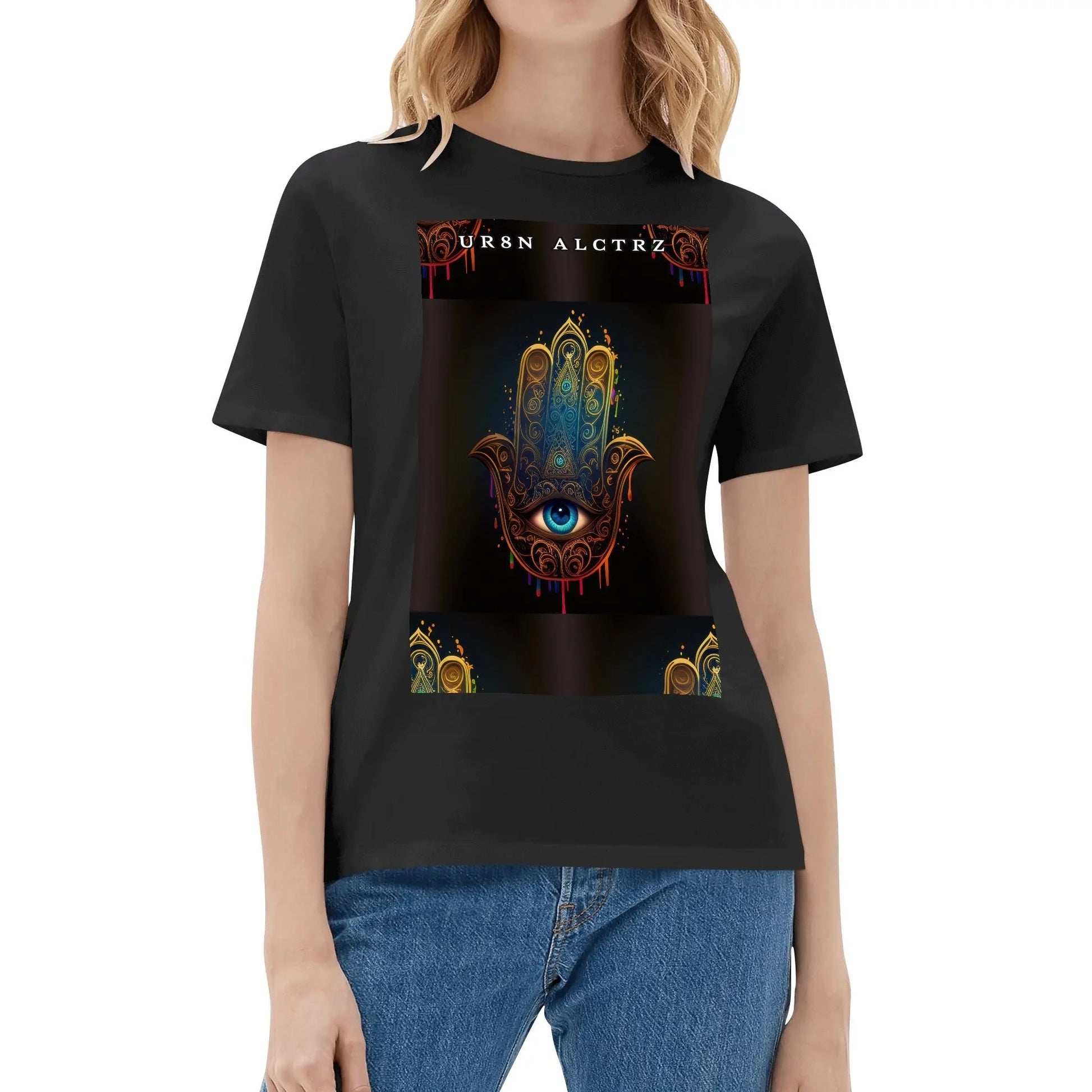 Dripped Hamsa Tee P.Customs