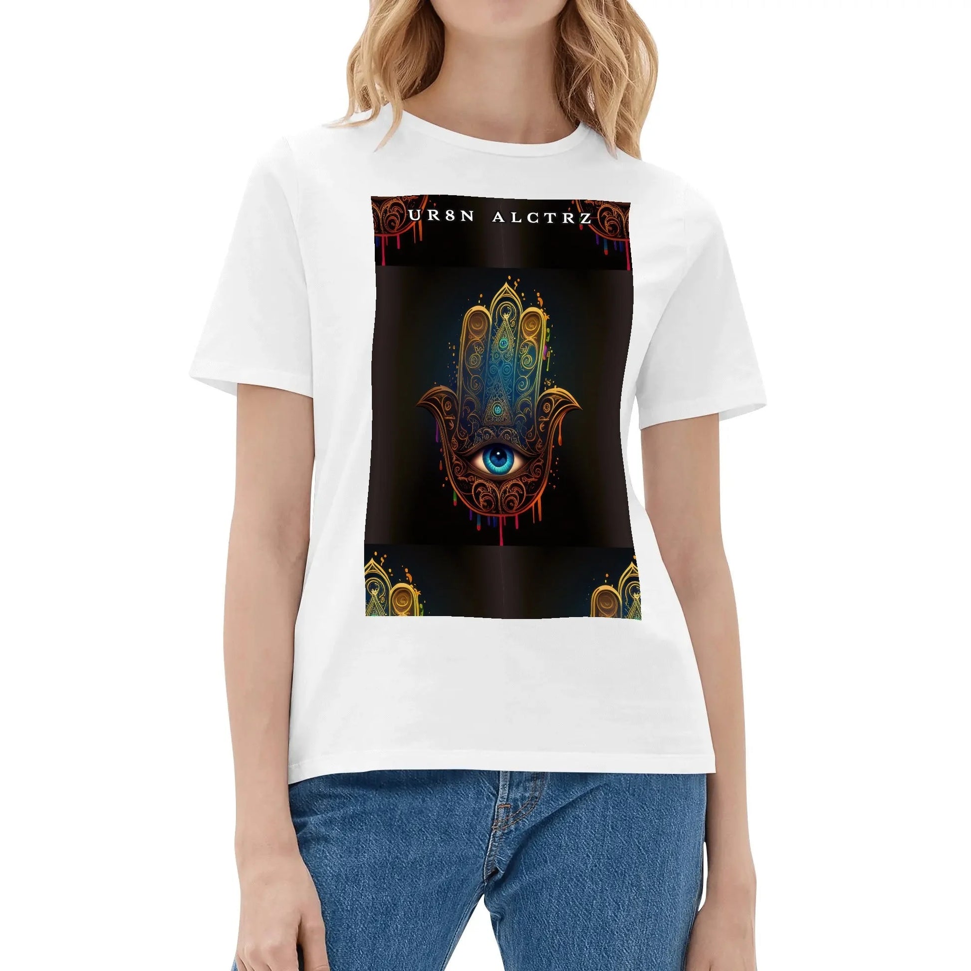 Dripped Hamsa Tee P.Customs