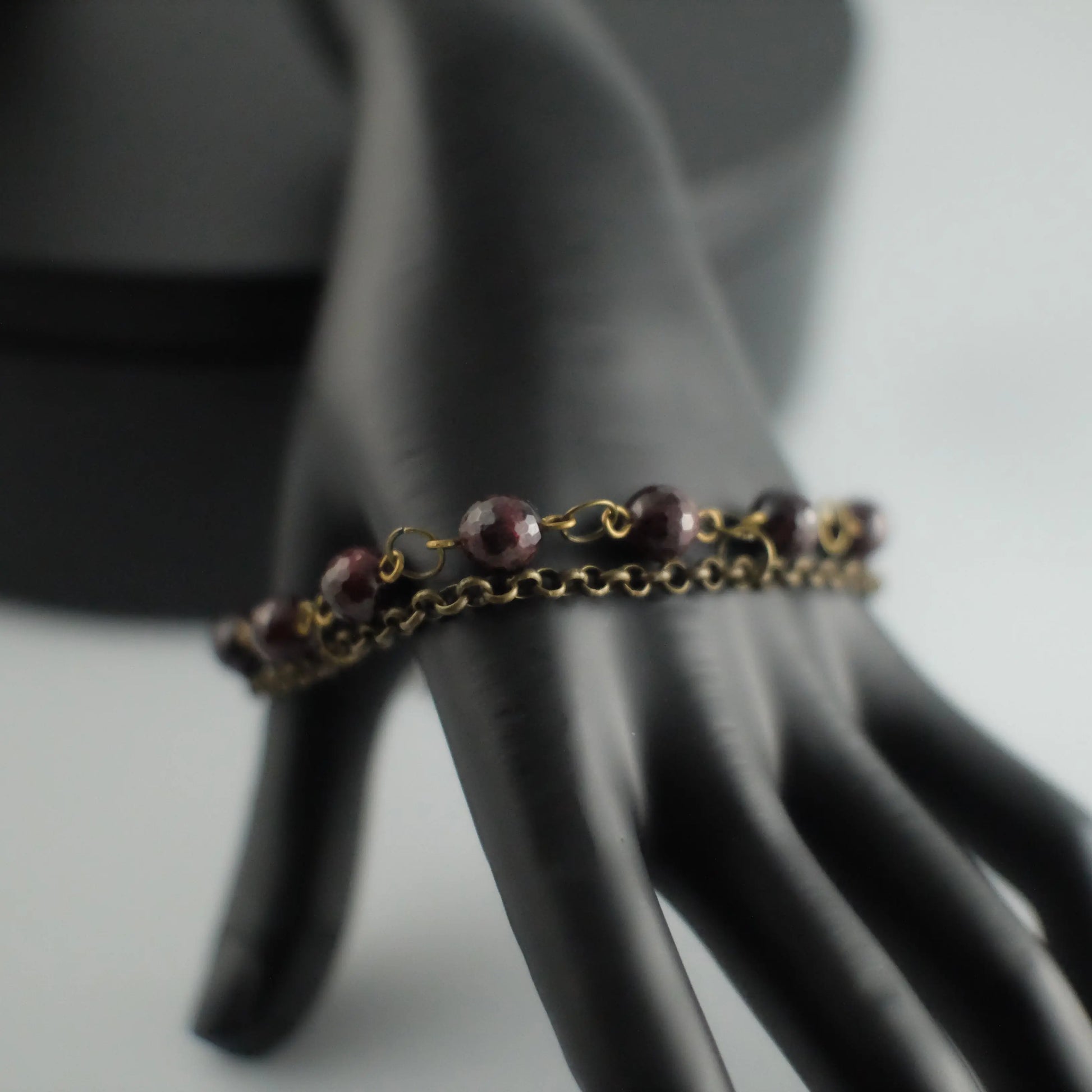 Genuine Faceted Garnet Beads
