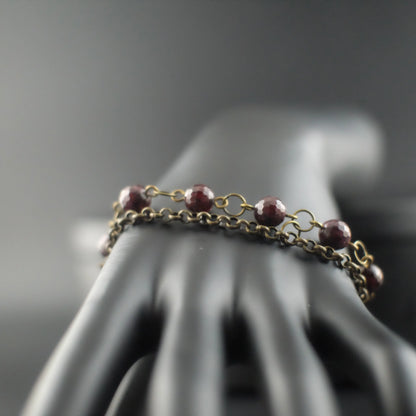 Garnets' Connection Bracelet - Urban Alcatraz 