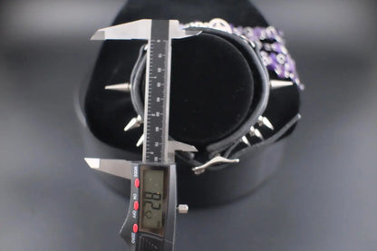 Mystic Being Moonstone and Amethyst Choker - Urban Alcatraz 