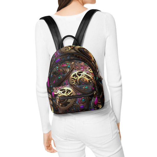 Womens Casual PU Backpack P.Customs