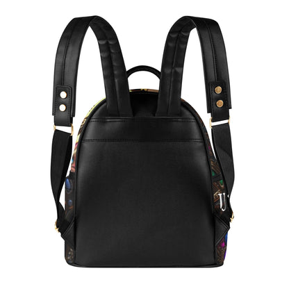 Womens Casual PU Backpack P.Customs