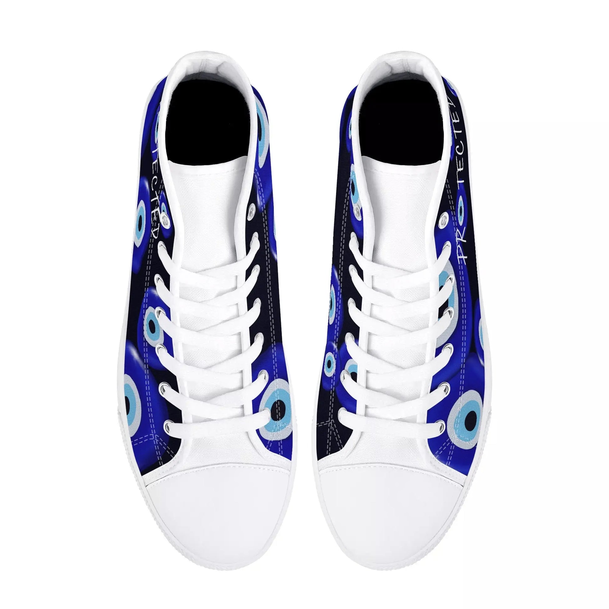 Evil Eye/ Narza 🧿 Female High Top Canvas Shoes Urban Alcatraz